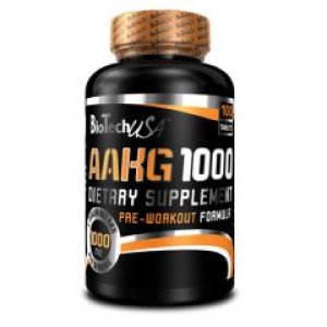 Biotech usa - aakg 1000 - pre-workout formula - 100 tabletta