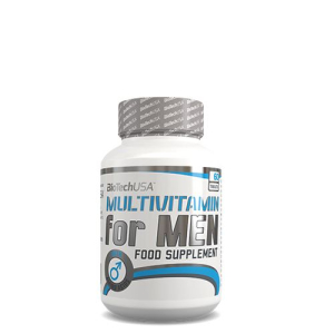Biotech usa - multivitamin for men - 60 tabletta + ajándék vitamin water zero
