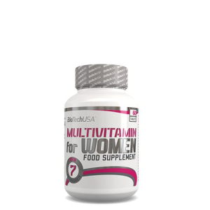 Biotech usa - multivitamin for women - 60 tabletta + ajándék vitamin water zero