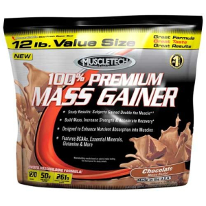 Muscletech - 100% premium mass gainer - 12 lbs - 5548 g