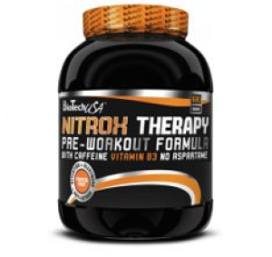 Biotech usa - nitrox therapy - pre-workout formula - 680 g + ajándék 2 db vitamin water zero