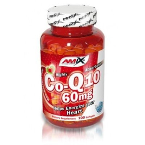 Amix - co-q10 60 mg - highly absorbable - helps energise your heart - 100 kapszula (hg)