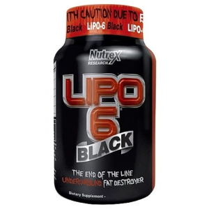 Nutrex research - lipo-6 black - the end of the line underground fat destroyer - 120 kapszula (hg)