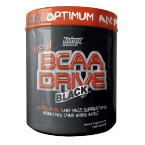 Nutrex research - bcaa drive black - ultra pure lean mass supporting bcaas - 200 tabletta (nd)