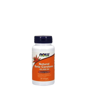 Now - natural beta carotene - 25 000 iu - 90 kapszula