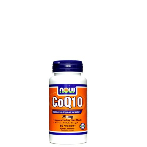 Now - coq10 - 30 mg - cardiovascular health - 60 kapszula (co q10, koenzim q10)