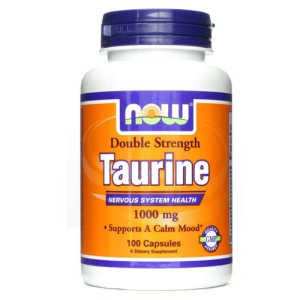 Now - double strength taurine 1000 mg - 100 kapszula