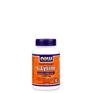 Now - double strength l-lysine 1000 mg - essential amino acid - 100 tabletta