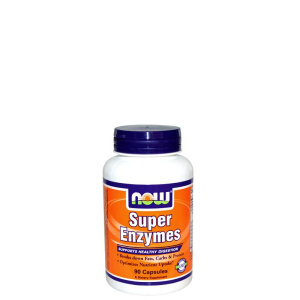 Now - super enzymes - supports healthy digestion - 90 kapszula