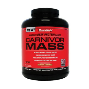 Musclemeds - carnivor mass - anabolic beef protein gainer - 5,6 lbs - 2534 g
