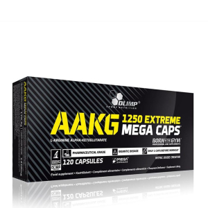 Olimp sport nutrition - aakg 1250 extreme mega caps - l-arginine alpha-ketoglutarate - 120 kapszu...