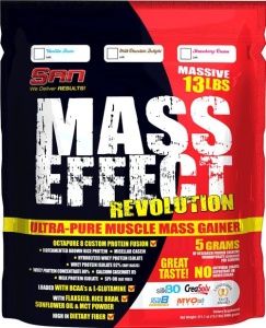 San - mass effect revolution - ultra-pure muscle mass gainer - 13 lbs - 5983 g (nd)