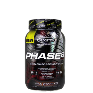 Muscletech performance series phase 8 - multi-phase 8-hour protein - phase8 - 2 lbs - 907 g