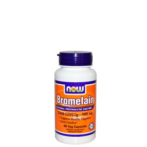Now - bromelain - natural enzyme - 500 mg - 60 kapszula