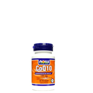 Now - coq10 - 100 mg - cardiovascular health - 30 kapszula (co q10, koenzim q10)