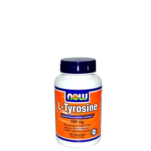 Now - l-tyrosine 500 mg - neurotransmitter support - 120 kapszula