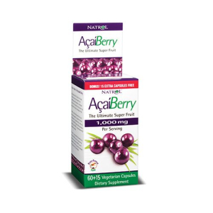 Natrol - acai berry 1000 mg - the ultimate superfruit - 60 kapszula