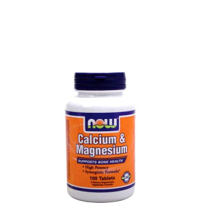 Now - calcium & magnesium - high potency - 100 tabletta