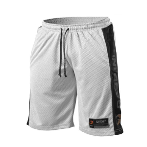 Gasp inc - no.1 mesh training shorts - edzőnadrág - fehér/fekete