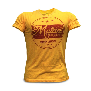 Mutant - vintage bodybuilding t-shirt - férfi póló, sárga