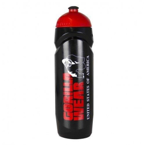 Gorilla wear - sports bottle - fekete/piros