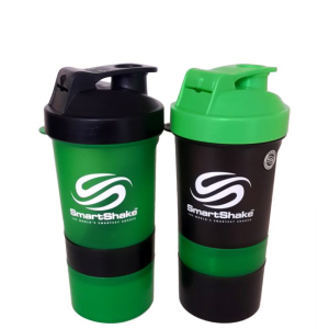 Smartshake - shaker duo - green/black, black/green - 20 oz - 600 ml