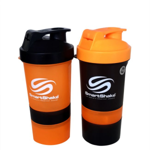 Smartshake - shaker duo - black/orange, orange/black - 20 oz - 600 ml