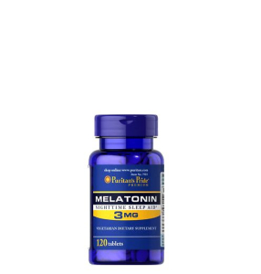 Puritan's pride - melatonin 3 mg - nighttime sleep aid - 120 tabletta