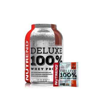 Nutrend - deluxe 100% whey protein - 900 g + ajándék tasakos deluxe whey 30 g