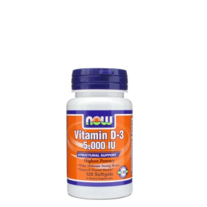 Now - vitamin d-3 5000 iu - 120 gélkapszula