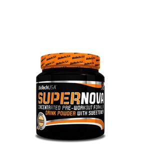 Biotech usa - supernova - pre-workout drink powder - 282 g + ajándék vitamin water zero