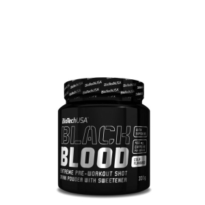 Biotech usa - black blood caf+ - extreme pre-workout - 300 g + ajándék vitamin water zero