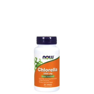 Now - chlorella 1000 mg - green superfood - 60 tabletta