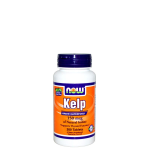 Now - kelp - 150 mcg of natural iodine - 200 tabletta