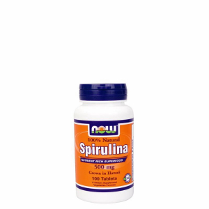 Now - certified organic spirulina 500 mg - 100 tabletta