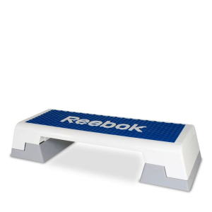 Reebok - elements step - professzionális step pad - sötétkék-fehér - 90 x 36 cm