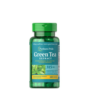 Puritan's pride - green tea standardized extract 315 mg - 100 kapszula