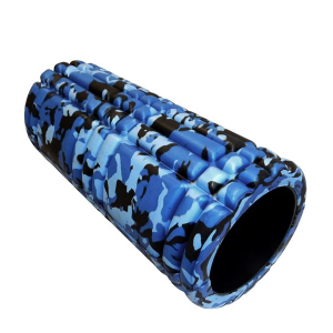 Trigger smr - army blue foam roller - trigger point masszázshenger - 33 x 14 cm - kék terepmintás