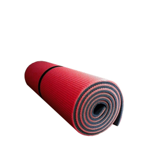Fitstyle - double layer exercise mat - kétrétegű tornaszőnyeg - 180 x 50 cm - szürke/piros (as)