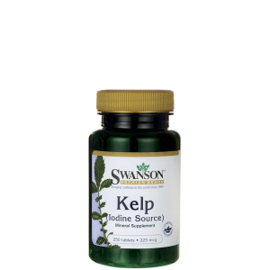 Swanson - kelp - iodine source - 250 tabletta