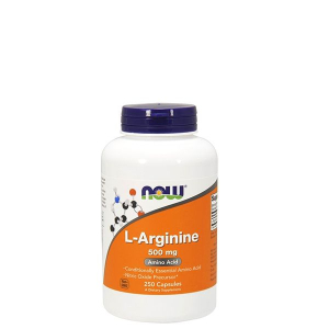 Now - l-arginine 500 mg - conditionally essential amino acid - 250 kapszula (na)