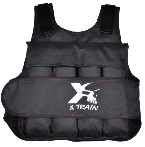 Xtrain professional training - súlymellény - 20 kg - fekete