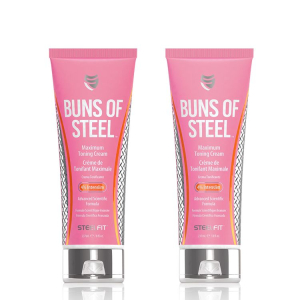 Steelfit - buns of steel - maximum toning cream - 2 x 237 ml