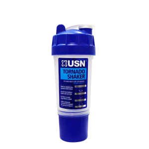 Usn - tornado shaker - clear/blue - 650 ml