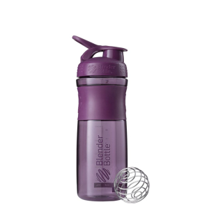 Blender bottle - sportmixer shaker - plum - 760 ml