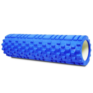Mfefit - grid massage roller - bordázott smr masszázs henger - 61 x 14 cm - kék