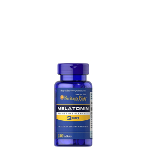 Puritan's pride - melatonin 3 mg - nighttime sleep aid - 240 tabletta