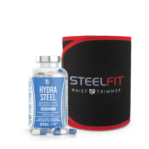 Steelfit - hydra steel vízhajtó kapszula + waist trimmer fogyasztó öv csomag