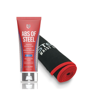 Steelfit - shred stack - abs of steel + fogyasztó öv csomag