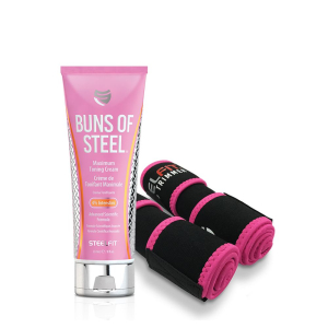 Steelfit - tight and tone stack - buns of steel + comb formáló öv csomag